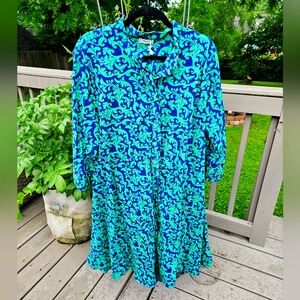Zuri KENYA dress 1X Wisteria